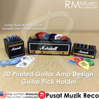 RM Guitar Picks Holder 3D Printed Amp Speaker Guitar Pick Holder Pick Organizer Storage Case