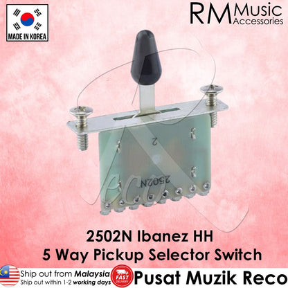 RM 2502N Ibanez Style HH 5-Way Pickup Selector Switch