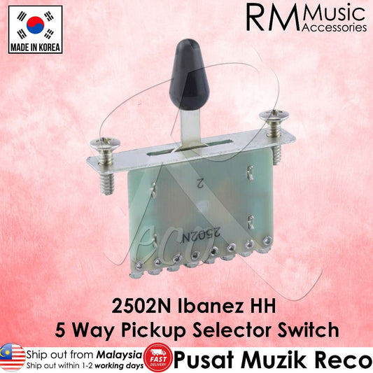 RM 2502N Ibanez Style HH 5-Way Pickup Selector Switch