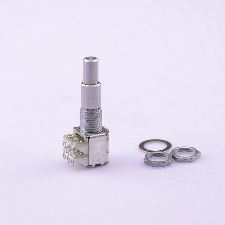RM Alpha Korea Stacked Dual Concentric Bass Guitar Potentiometer B50K / B500K – Volume & Tone with Center Detent
