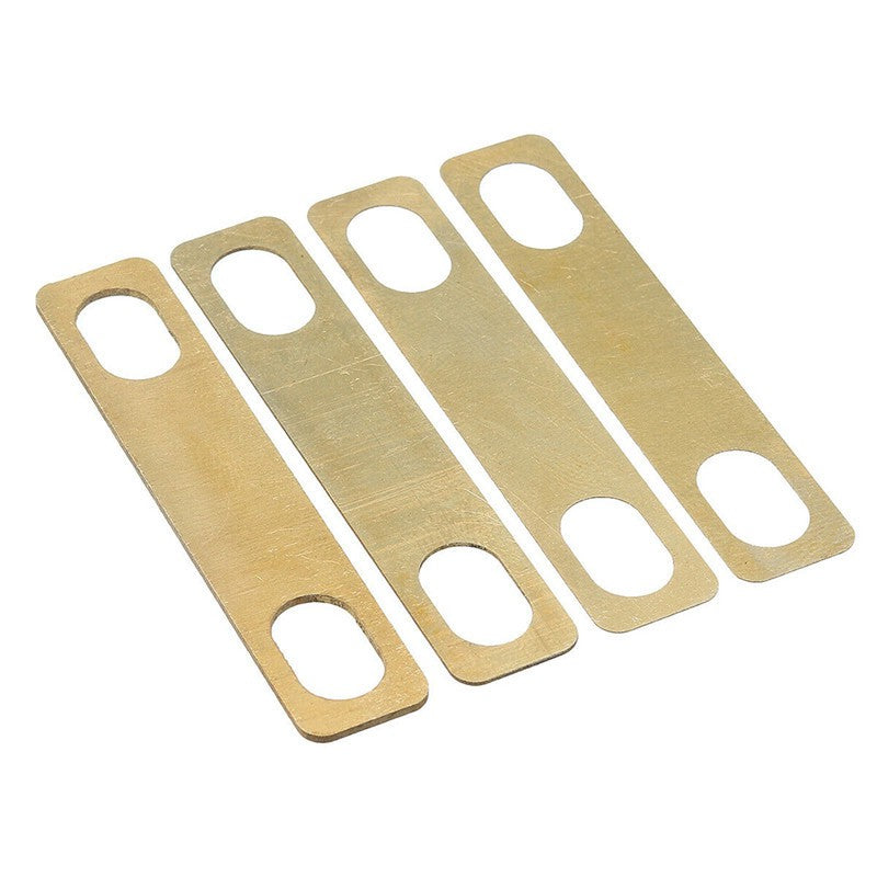 RM GM6329 4x Guitar Neck Shims Brass, 2x .2mm, 1x .5mm, 1x 1mm - Reco Music Malaysia