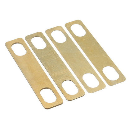 RM GM6329 4x Guitar Neck Shims Brass, 2x .2mm, 1x .5mm, 1x 1mm - Reco Music Malaysia