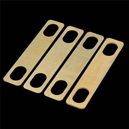 RM GM6329 4x Guitar Neck Shims Brass, 2x .2mm, 1x .5mm, 1x 1mm - Reco Music Malaysia