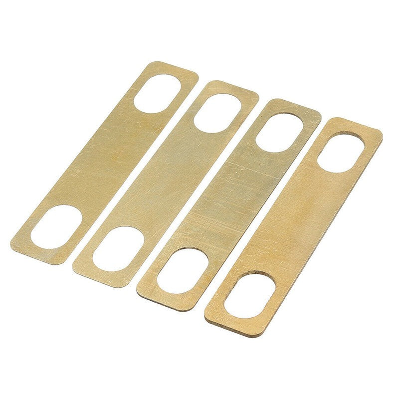 RM GM6329 4x Guitar Neck Shims Brass, 2x .2mm, 1x .5mm, 1x 1mm - Reco Music Malaysia