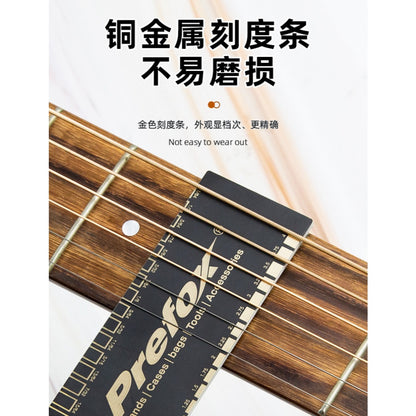 RM Guitar String Action Ruler – Setup Gauge Measuring Tool for Electric, Acoustic & Bass Guitar