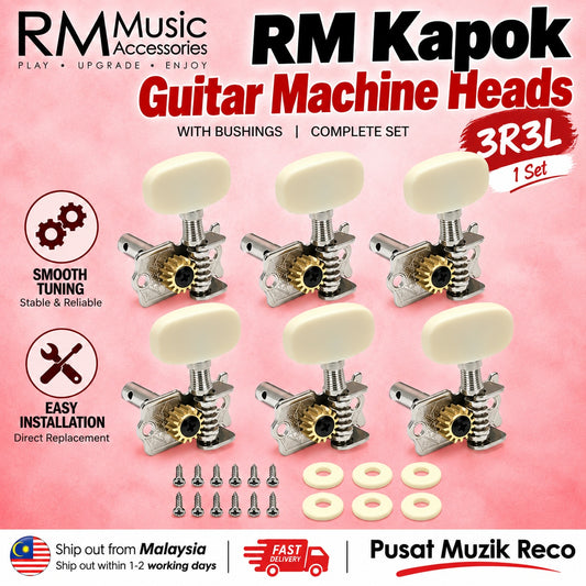 RM RK99 Kapok Guitar Acoustic Guitar Machine Head Tuning Peg 3R3L