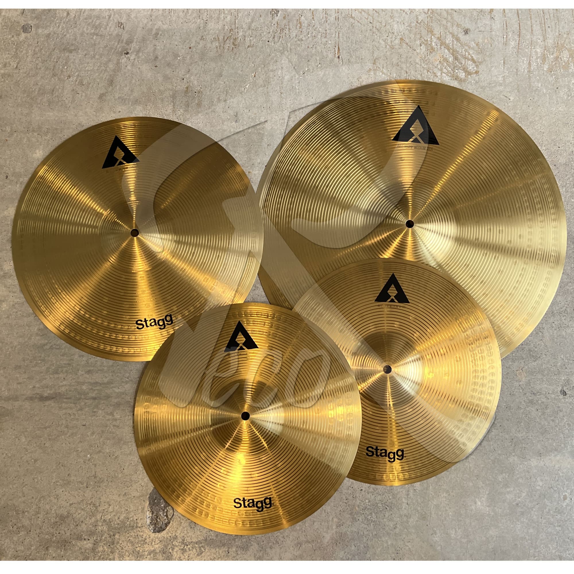 *Stagg AXK SET Copper Steel Alloy Innovation Cymbal Set - Reco Music Malaysia
