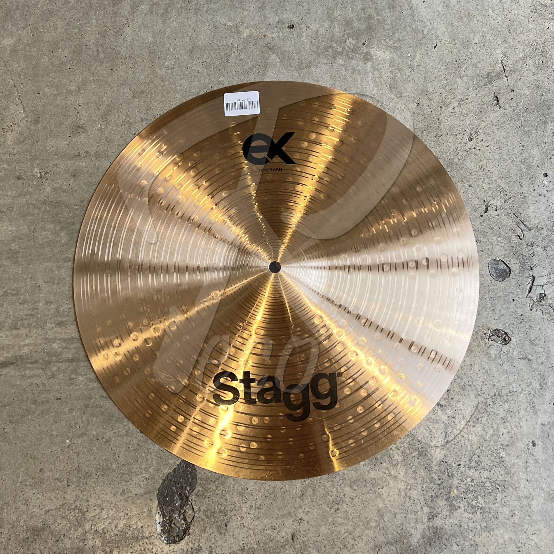 Stagg EX-CM18B 18” EX Brilliant Medium Crash Cymbal 18in Drum Cymbal - Reco Music Malaysia