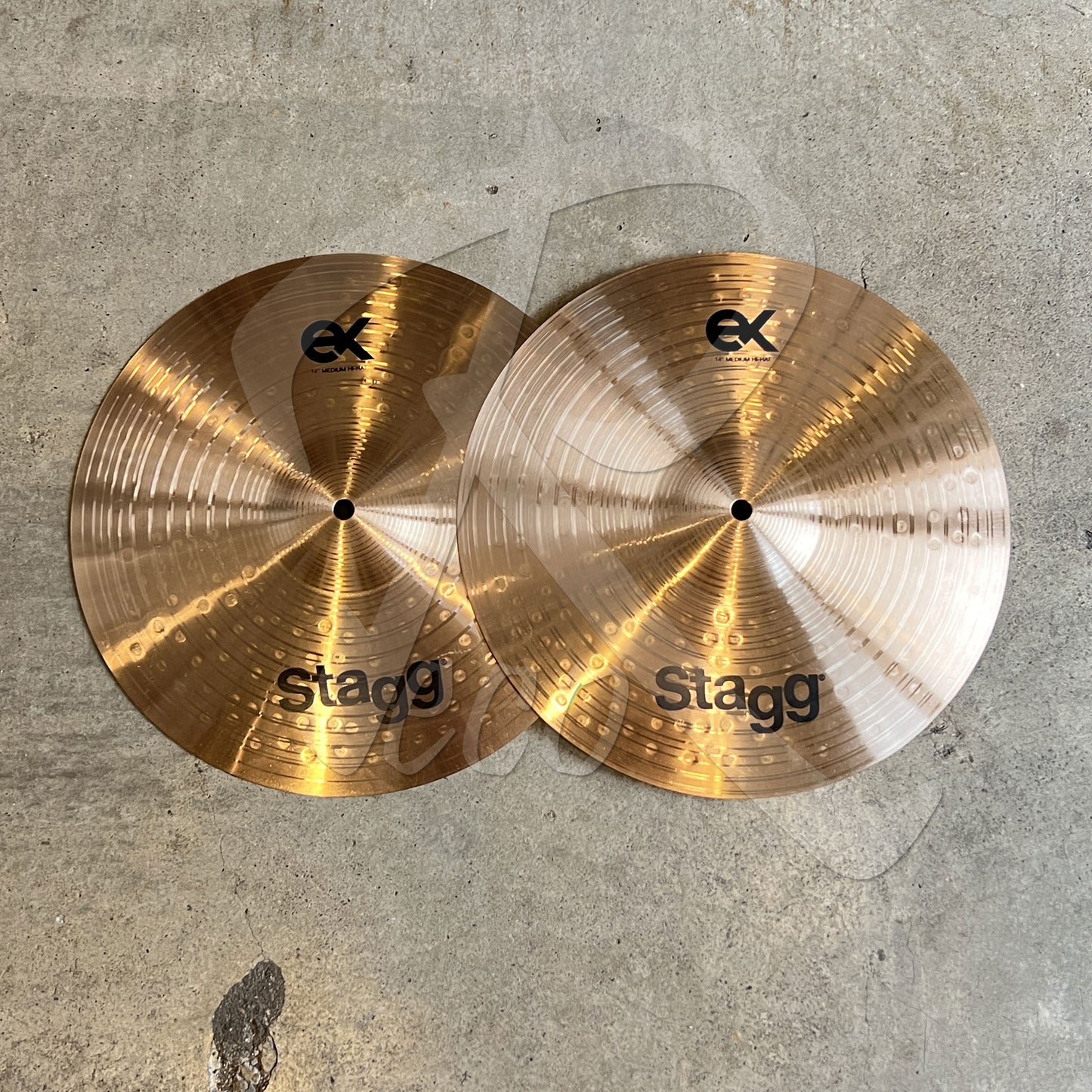 Stagg EX-HM14B 14” EX Brilliant Medium Hi-hat Cymbal - Reco Music Malaysia