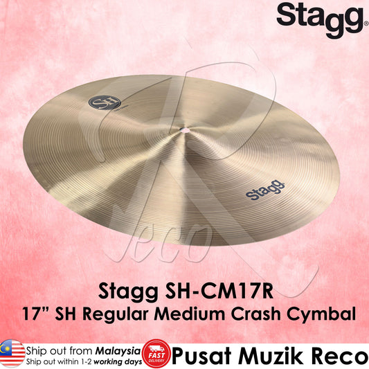 Stagg SH-CM17R 17 Inch SH Regular Medium Crash Cymbal (SHCM17R) - Reco Music Malaysia