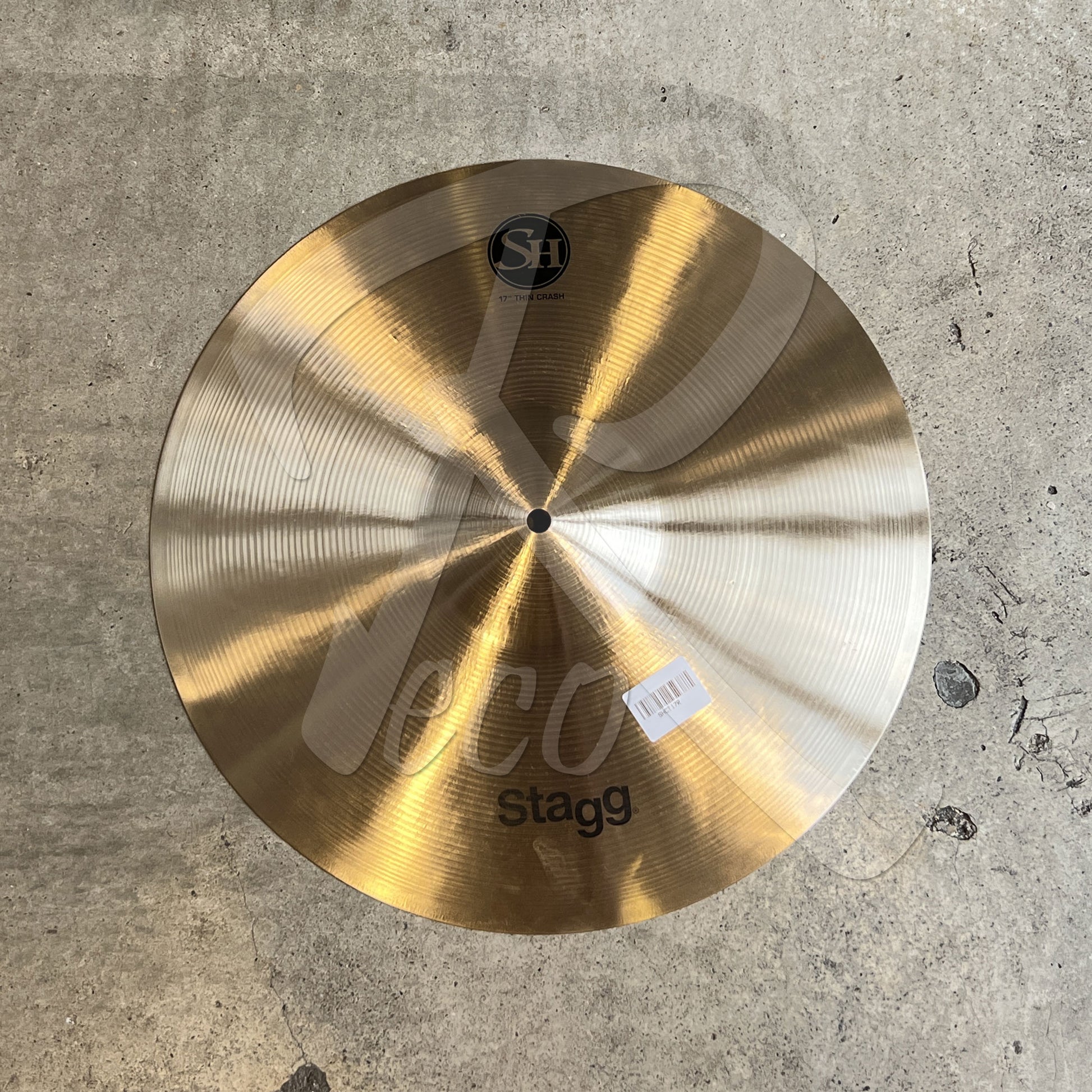 Stagg SH-CT17R 17" SH Regular Thin Crash Cymbal - Reco Music Malaysia