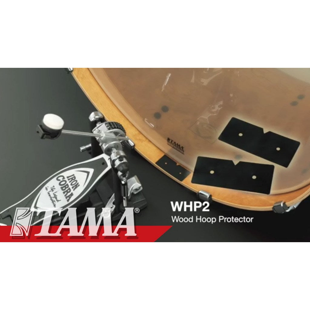 TAMA WHP2 Bass Drum Wood Hoop Protector, 2-Piece Set