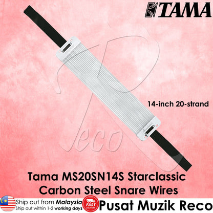 Tama MS20SN14S Starclassic Carbon Steel Snare Wires Snare Drum Snappy 14" 20 Strands