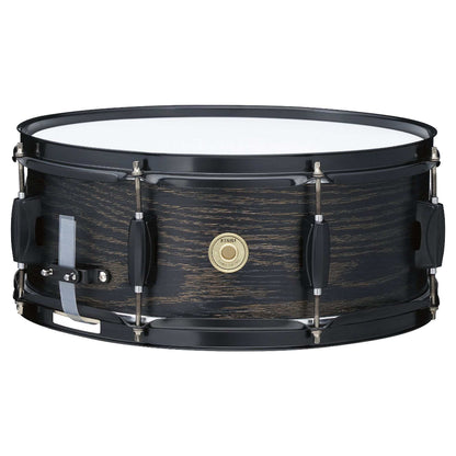 Tama WP1455BK BOW Woodworks 14"x5.5" Snare Drum, Black Oak Wrap - Reco Music Malaysia