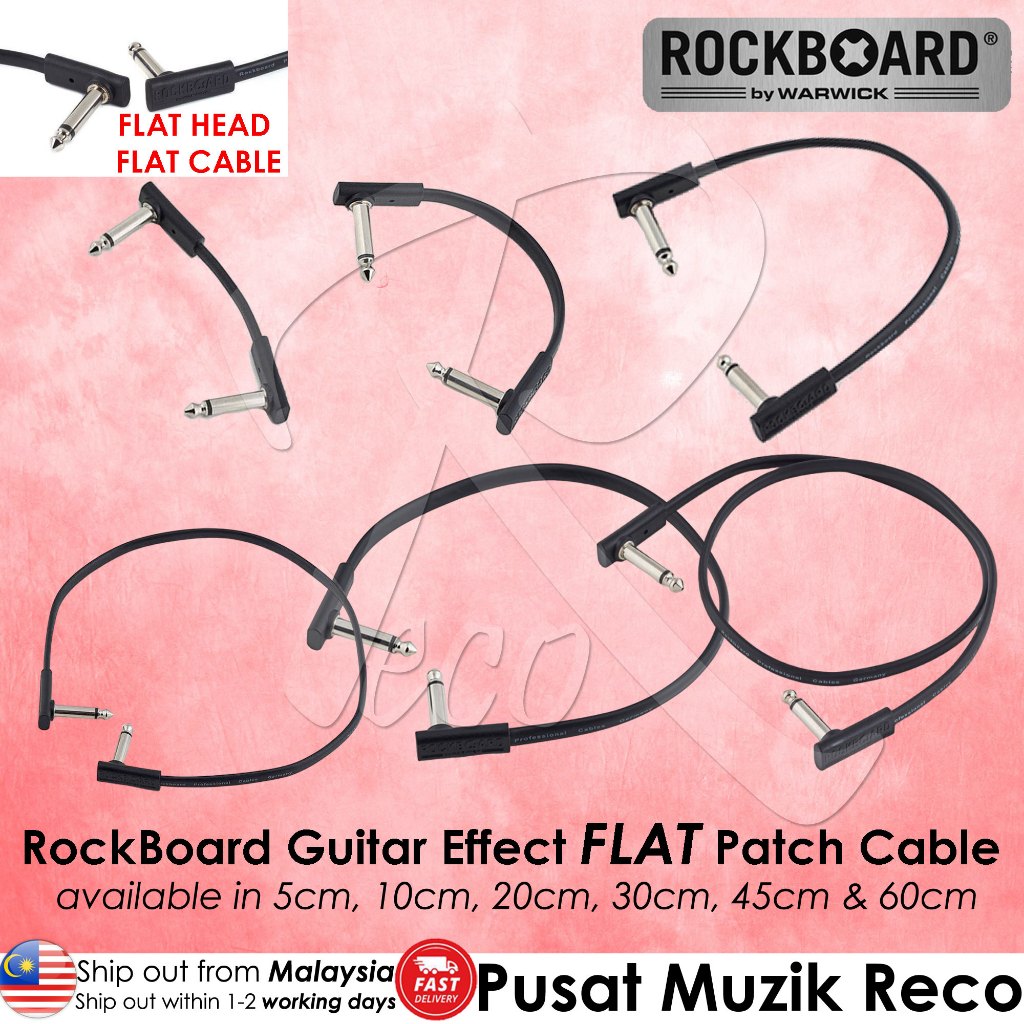 Warwick RockBoard Flat Patch Cable (5 cm / 10 cm / 20 cm)