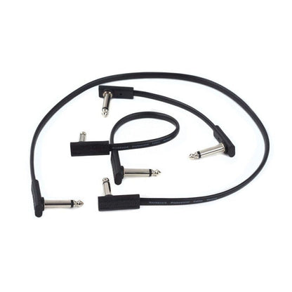 *Warwick RockBoard Flat Patch Cable, Black, 5cm - Reco Music Malaysia