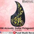 RM A11 Acoustic Guitar Pickguard, Gold Bird - Reco Music Malaysia