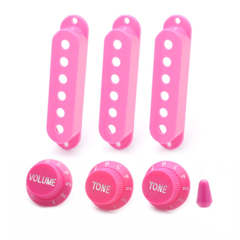 RM GM5320 Electric Guitar SSS Plastic Pickup Cover with Knob and Switch Tip 48mm 50mm 52mm