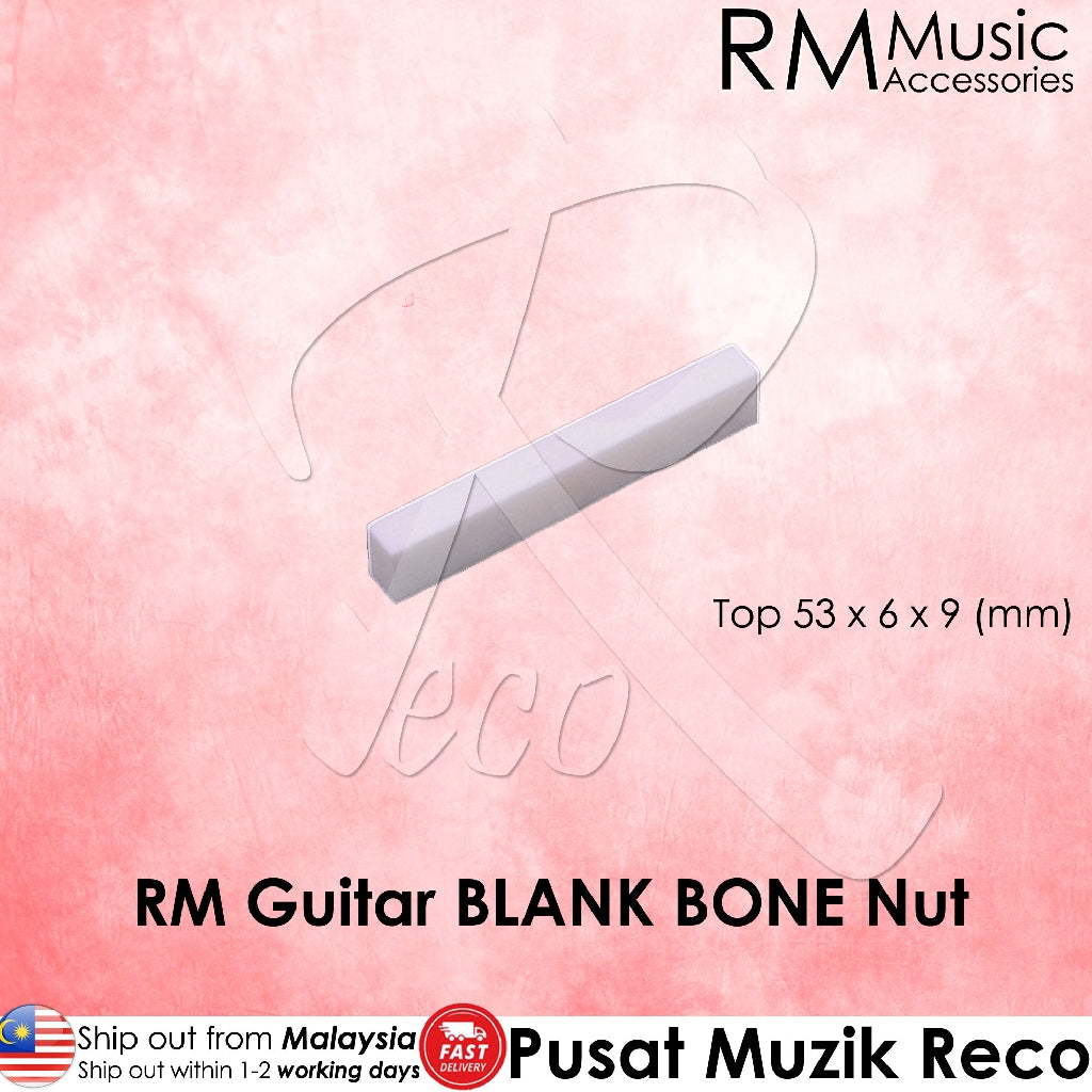RM GF-0786 Acoustic Guitar BLANK BONE Nut / Saddle