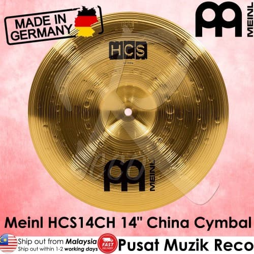 *Meinl HCS14CH 14-inch HCS China Cymbal - Reco Music Malaysia