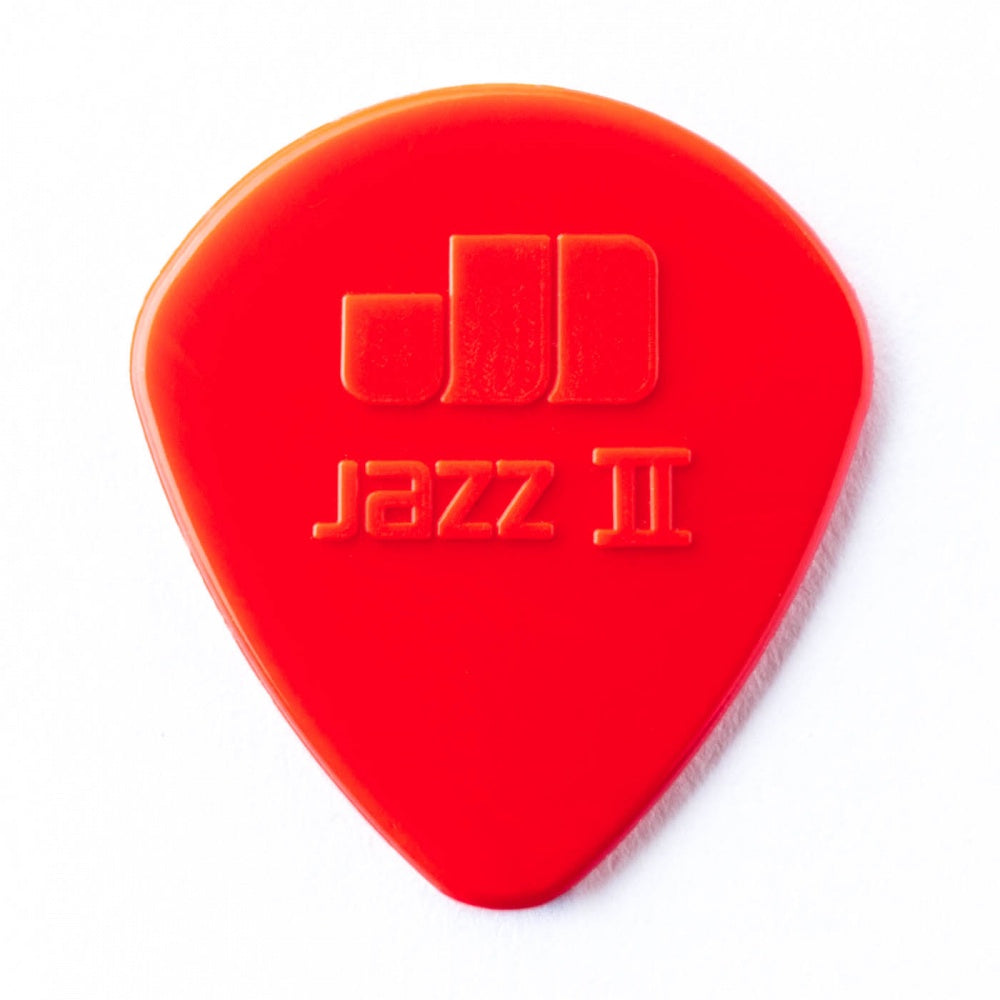 Jim Dunlop 47P2N Red Nylon Jazz II Guitar Pick, 1.18mm (3pcs) - Reco Music Malaysia