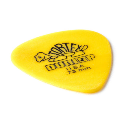 Jim Dunlop 418P.73 Tortex Standard 0.73mm Yellow Guitar Pick Pack (12pcs) - Reco Music Malaysia