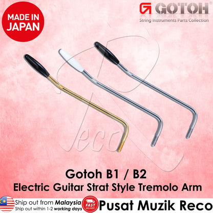 Gotoh B2-GG American Fender Style Tremolo Arm with 10-32 Thread (Gold) - Reco Music Malaysia