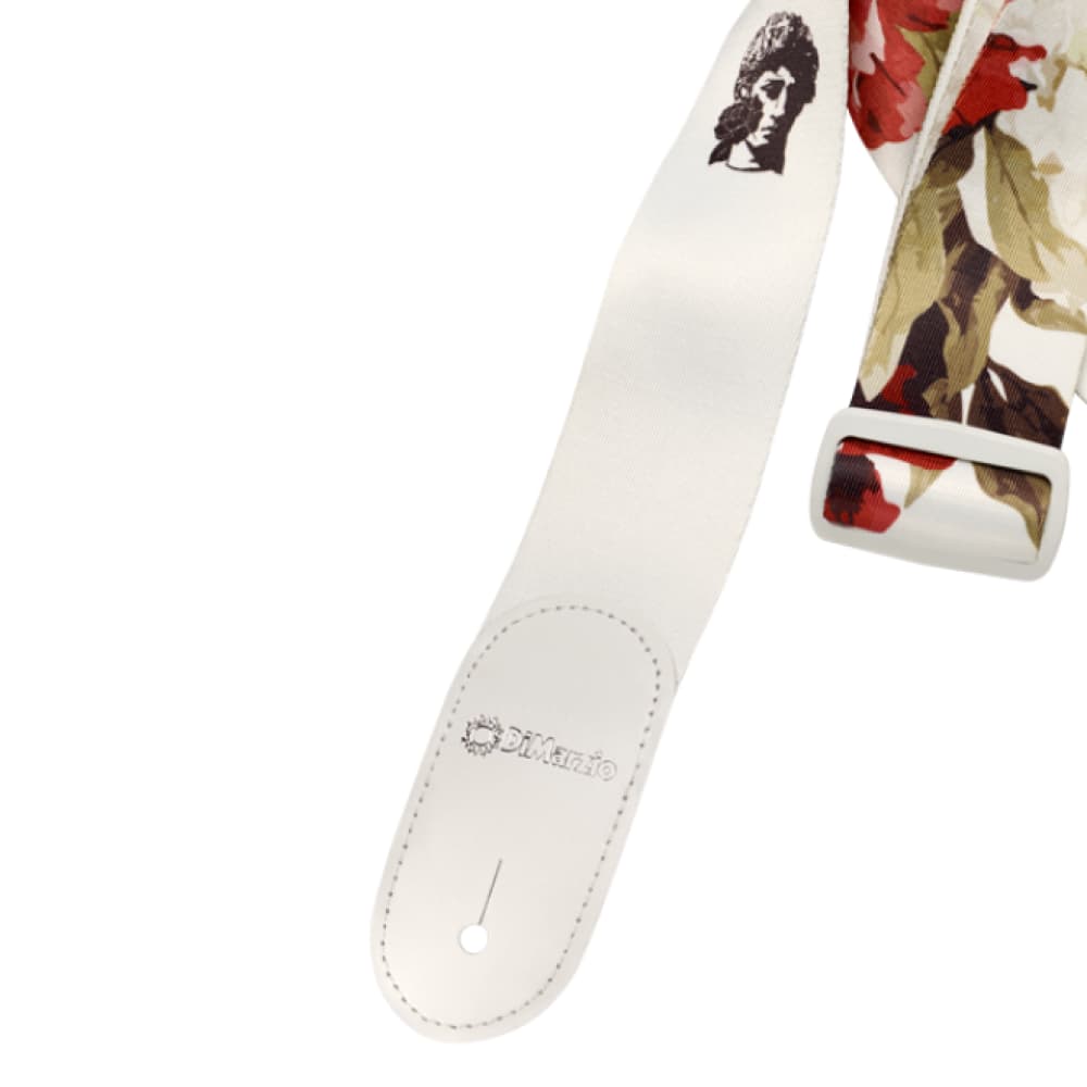 DiMarzio DD3147 Tim Henson Polyphia Floral Muse Guitar Strap - White - Reco Music Malaysia