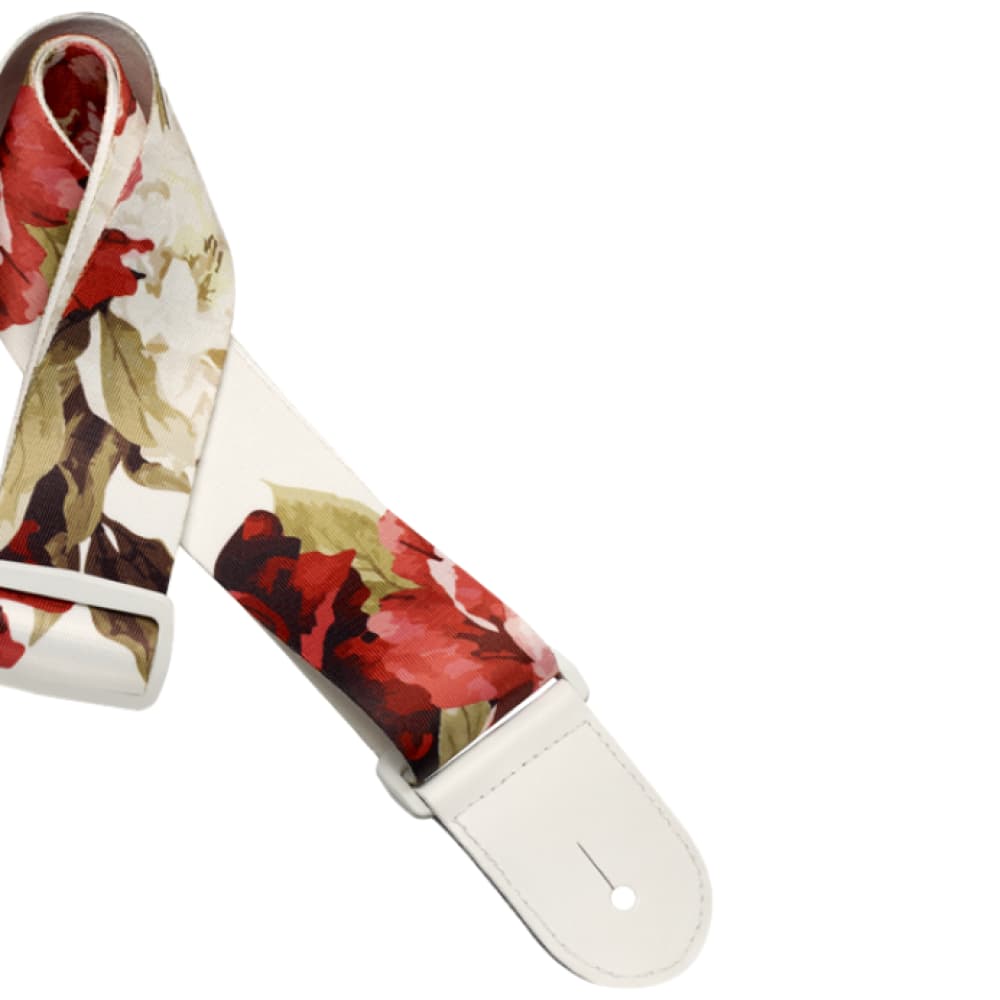 DiMarzio DD3147 Tim Henson Polyphia Floral Muse Guitar Strap - White - Reco Music Malaysia