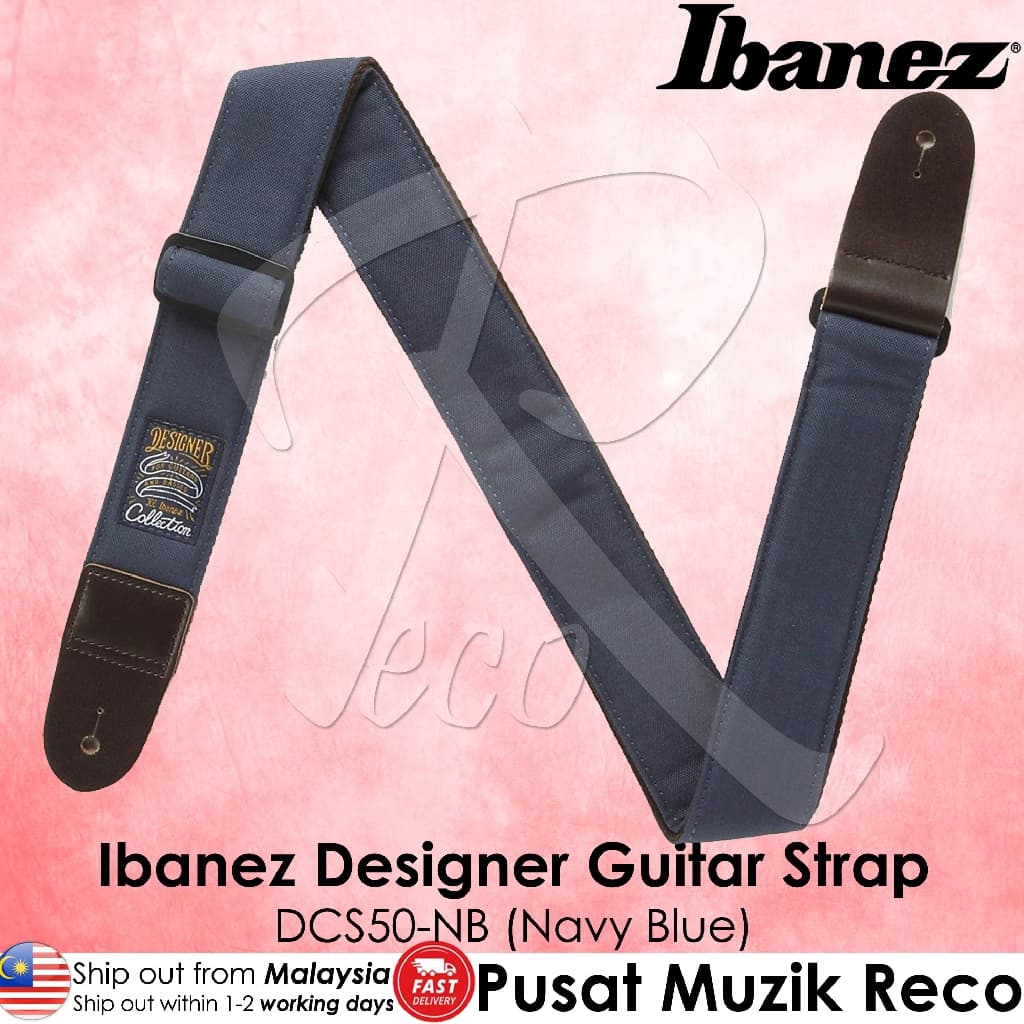 *Ibanez DCS50-NB Designer Collection Guitar Strap - Reco Music Malaysia