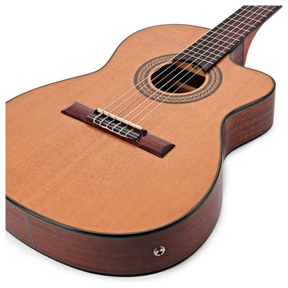 Ibanez GA5TCE Thinline Classical Acoustic-Electric Concert Guitar, Amber High Gloss (GA5TCE-AM) - Reco Music Malaysia