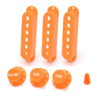 RM GM5320 Electric Guitar SSS Plastic Pickup Cover with Knob and Switch Tip 48mm 50mm 52mm