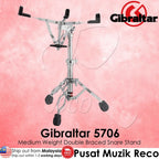*Gibraltar Hardware 5706 Medium Weight Double Braced Snare Drum Stand - Reco Music Malaysia