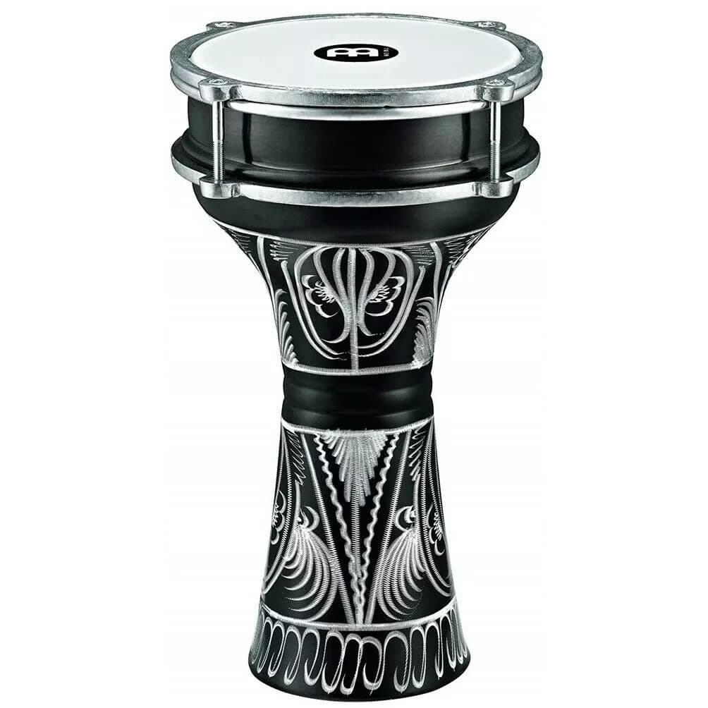 *Meinl HE-124 8 x 14 1/2 Inch Darbuka Hand Engraved Aluminum - Reco Music Malaysia