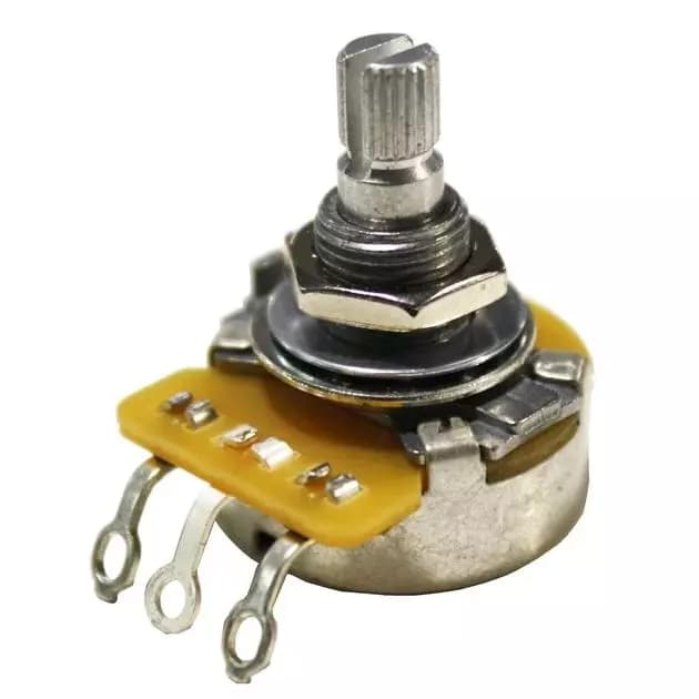 *AllParts EP-0086-000 CTS 500K Split Shaft Guitar Audio Potentiometer (EP0086000) - Reco Music Malaysia