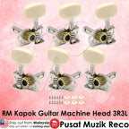 *RM GF0473 Kapok Guitar Machine Head Tuning Peg 3R3L - Reco Music Malaysia