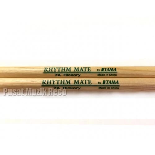 *Tama HRM7A Rhythm Mate 7A Hickory Drumstick Wood Tip - Reco Music Malaysia