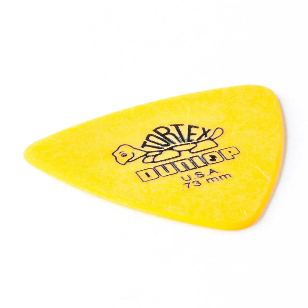 Jim Dunlop 431P073 0.73mm Tortex Triangle Yellow Guitar Pick - Reco Music Malaysia