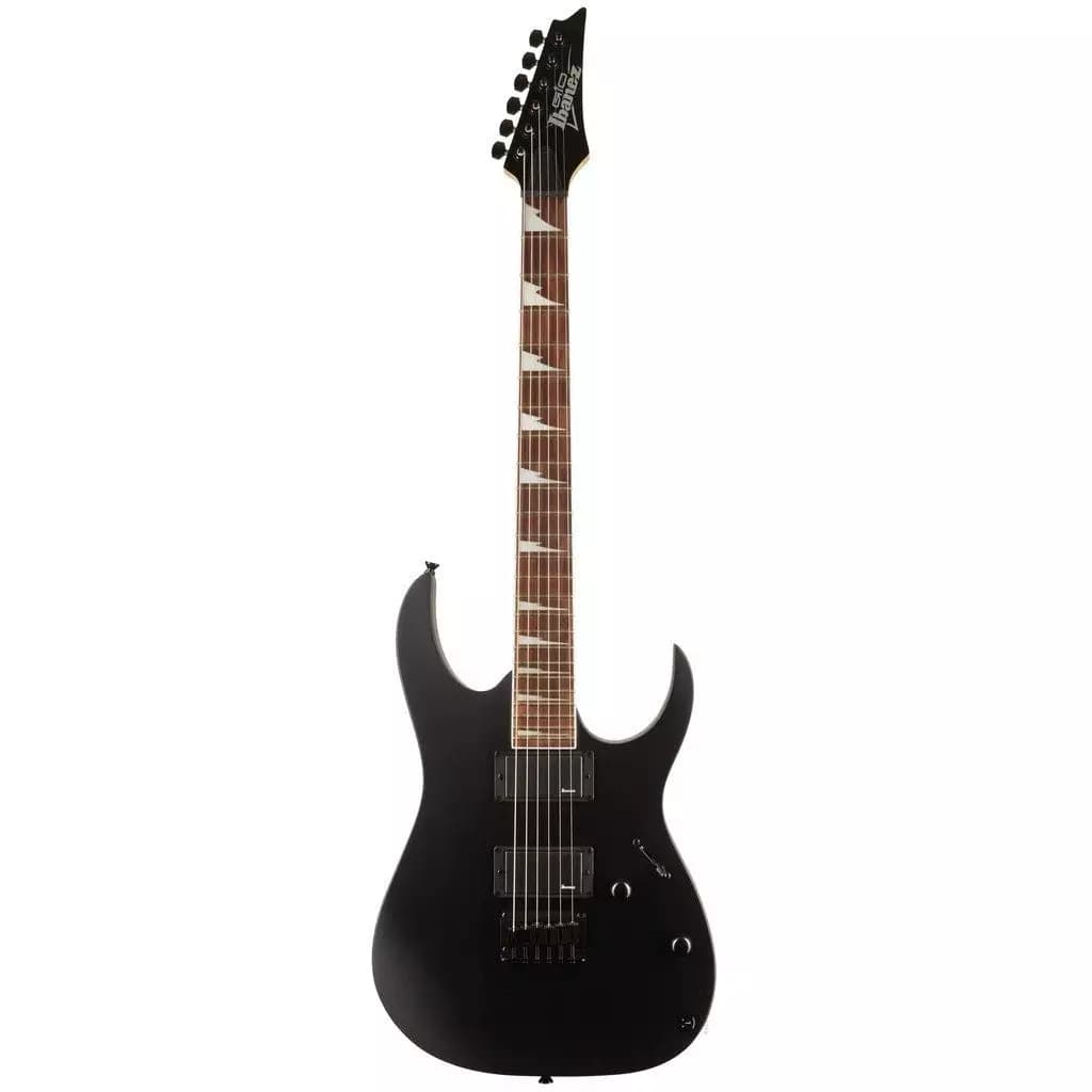 *Ibanez GRG121DX-BKF 24 Frets Electric Guitar, Black Flat - Reco Music Malaysia