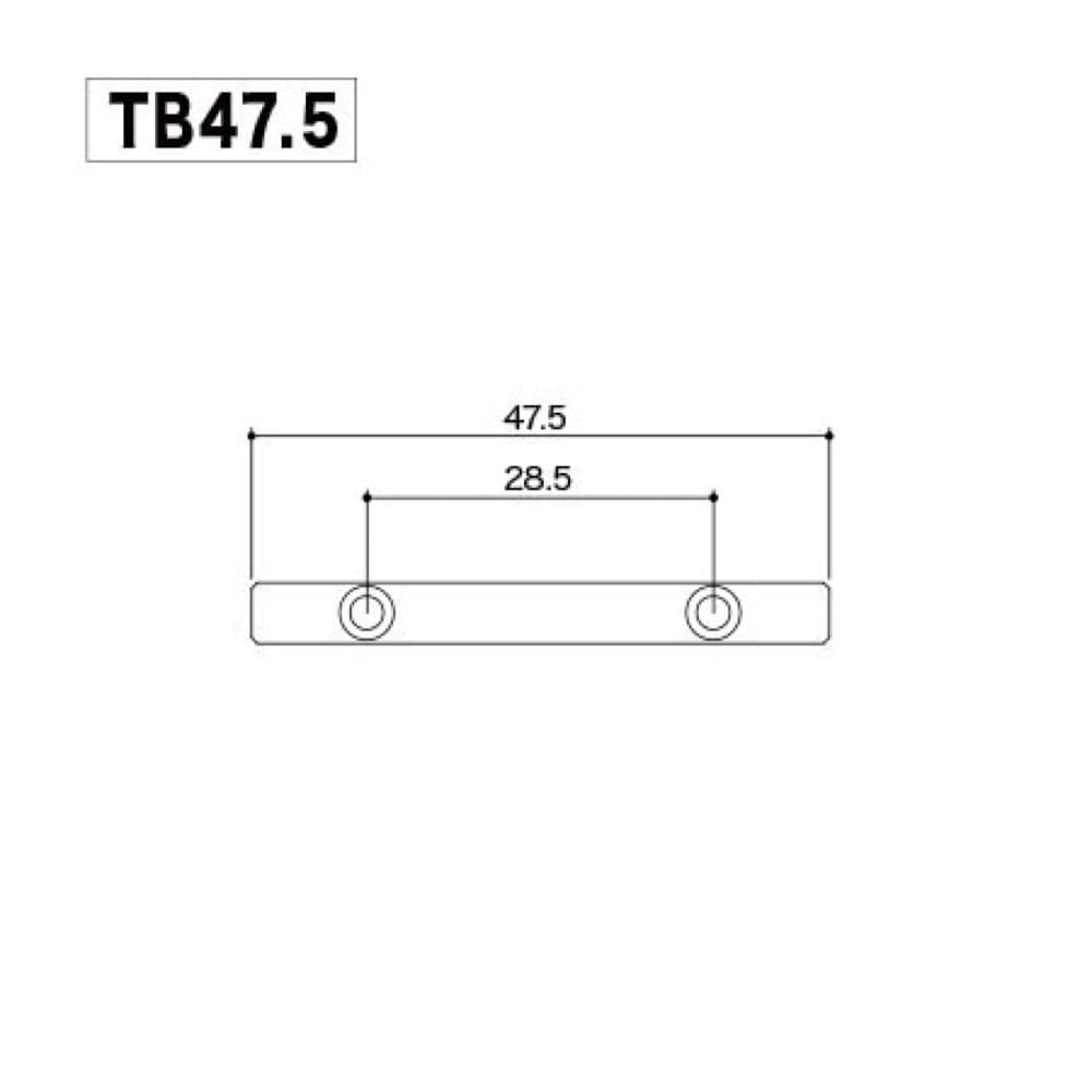 *Gotoh TB47.5 C String Retainer Tension Bar, Chrome - Reco Music Malaysia