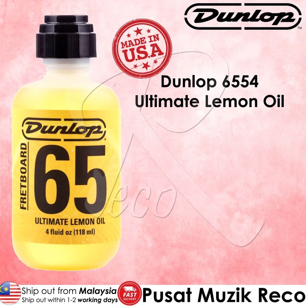 *Jim Dunlop 6554 Formula 65 Fretboard Ultimate Lemon Oil - Reco Music Malaysia