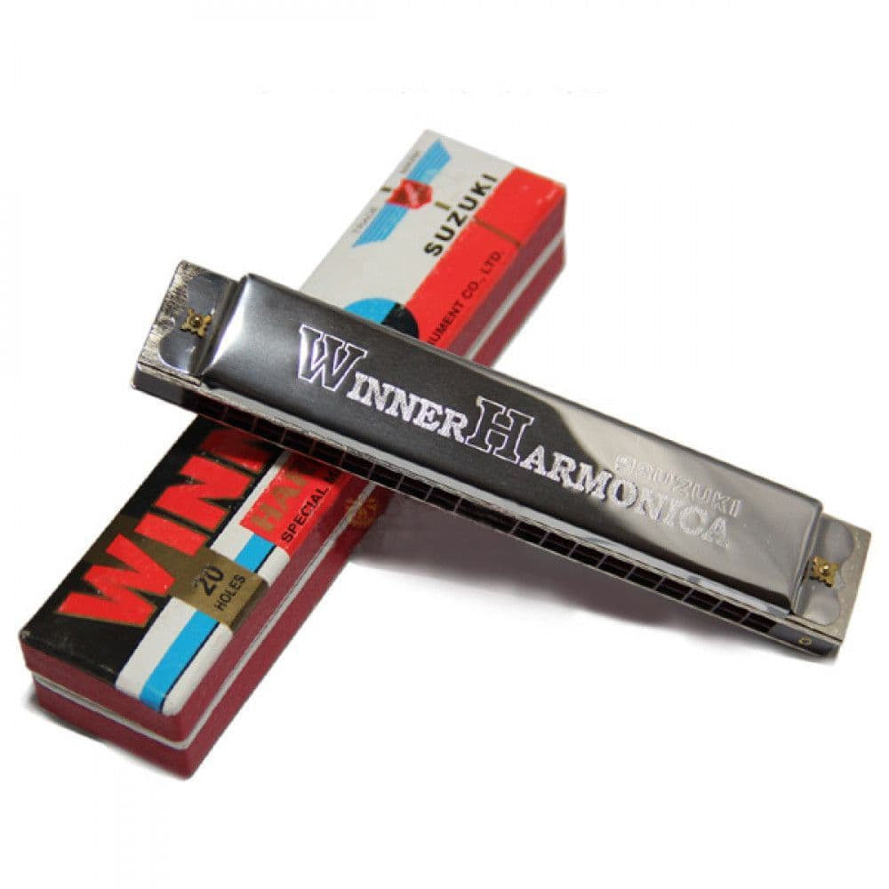 Suzuki W20 Winner Harmonica 20 Holes C Key | Reco Music Malaysia