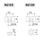 *Gotoh RG105 & RG130 Guitar String Retainer Tree - Reco Music Malaysia