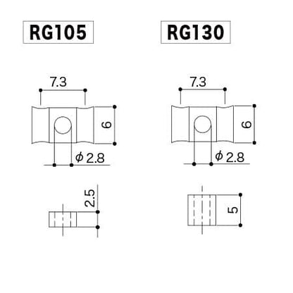 *Gotoh RG105 & RG130 Guitar String Retainer Tree - Reco Music Malaysia