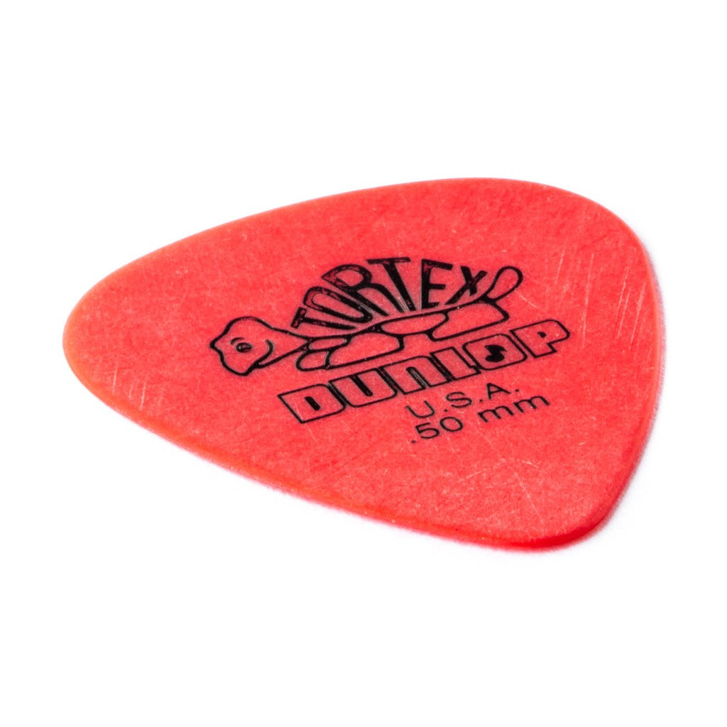 Jim Dunlop 418P.50 Tortex Standard 0.50mm Red Guitar Pick Pack (12pcs) - Reco Music Malaysia