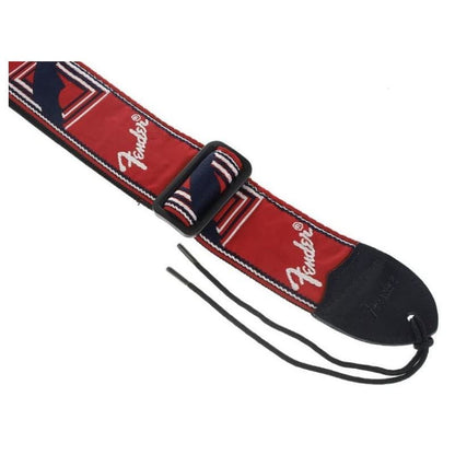 *Fender 0990682000 2" Monogrammed Strap - Red/White/Blue - Reco Music Malaysia