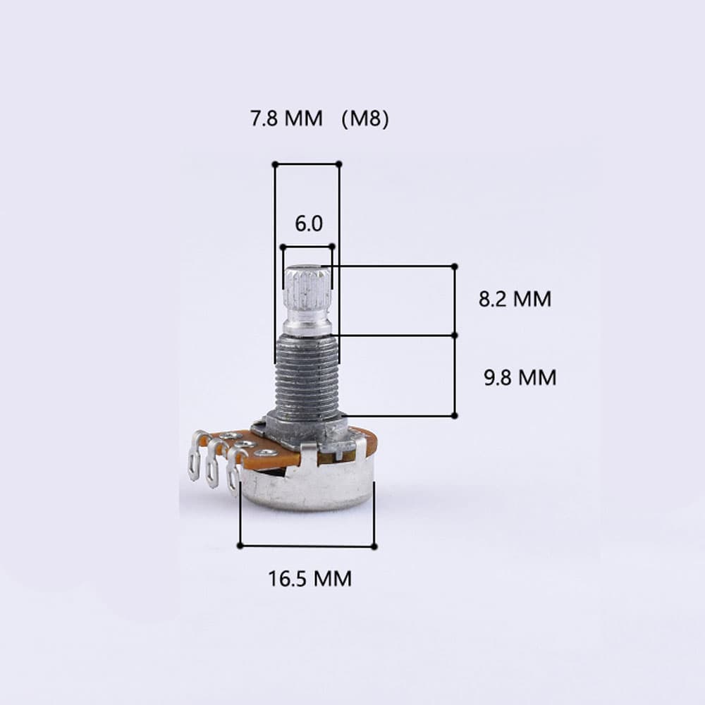 *RM B50K/B100K Balance Potentiometer (POT) With Center Detent - Reco Music Malaysia