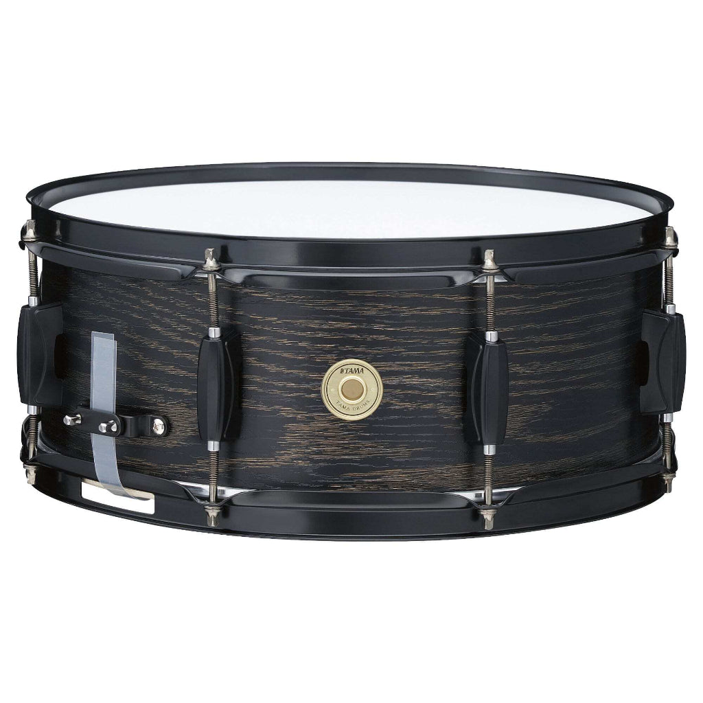 Tama WP1455BK BOW Woodworks 14"x5.5" Snare Drum, Black Oak Wrap - Reco Music Malaysia