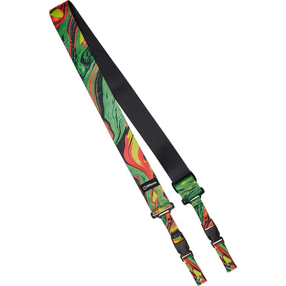 DiMarzio DD2241 Steve Vai Cliplock Guitar Strap, Green Universe - Reco Music Malaysia