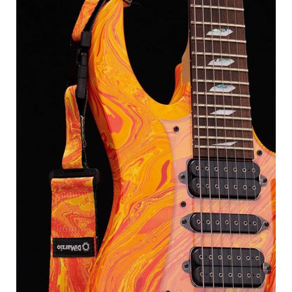 DoMarzio DD2245 Steve Vai Cliplock, Orange Universe - Reco Music Malaysia